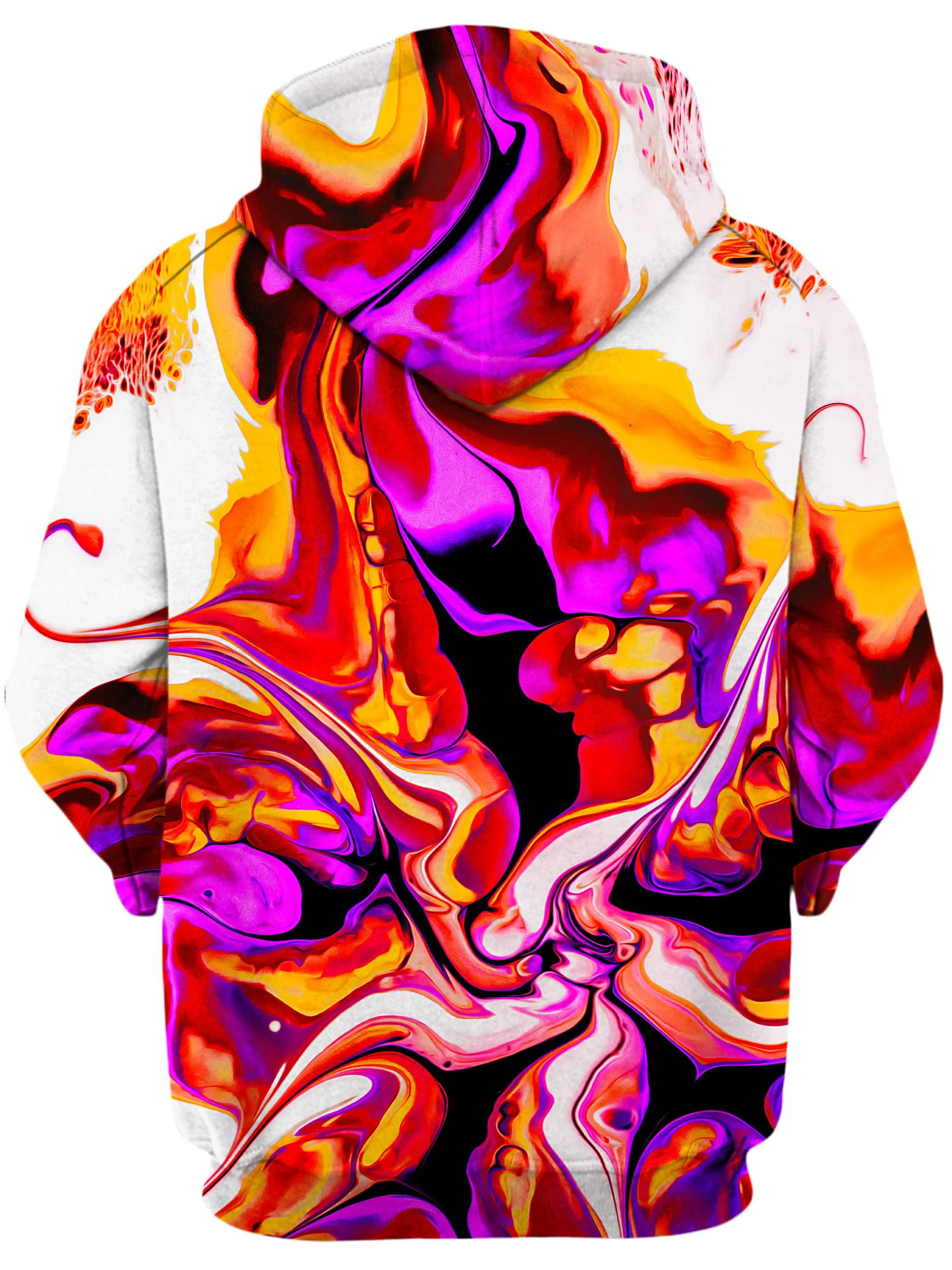 Melting Hibiscus Unisex Zip-Up Hoodie