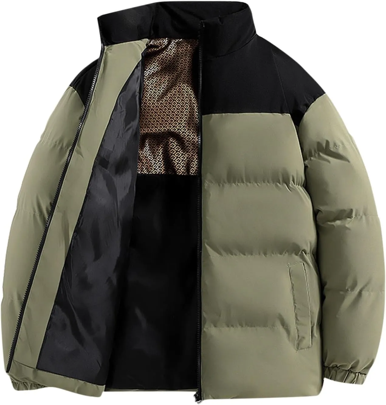 Men Winter Down Coats Warm Winter Puffer Jacket Waterproof Thicken Insulated Windproof Jacket Coat Outwear Plus Size