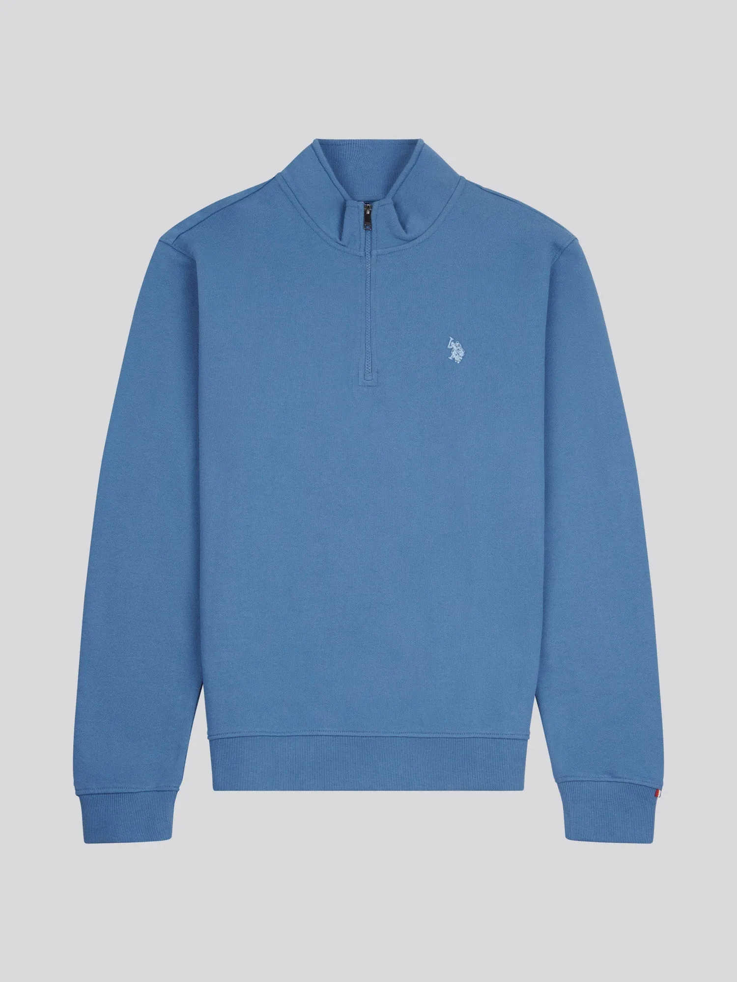 Mens 1/4 Zip Sweatshirt in Blue Horizon