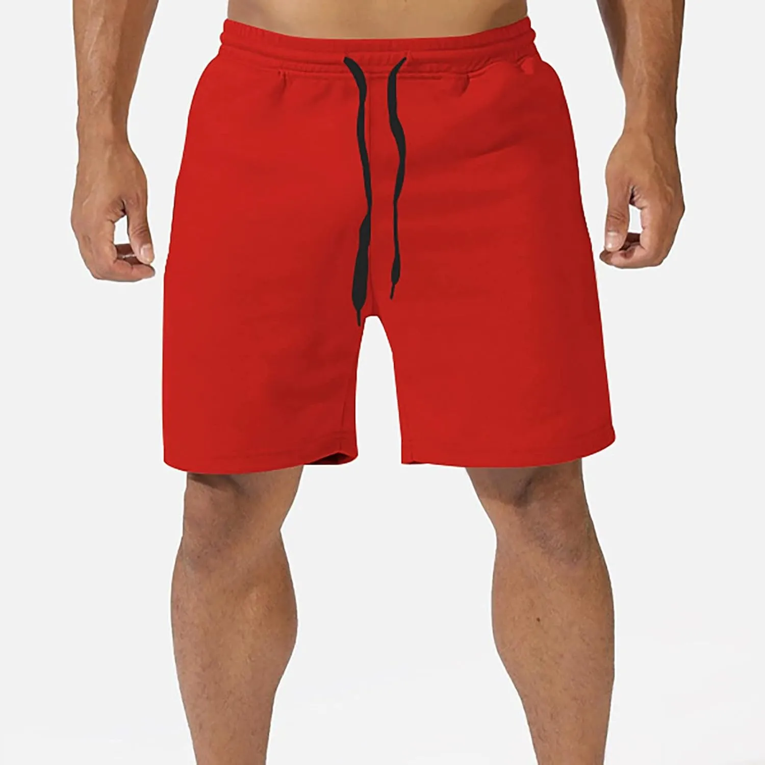 Men's Athletic Running Shorts Quick Dry Hiking Shorts Men Lightweight Sports Gym Shorts Workout Drawstring Shorts