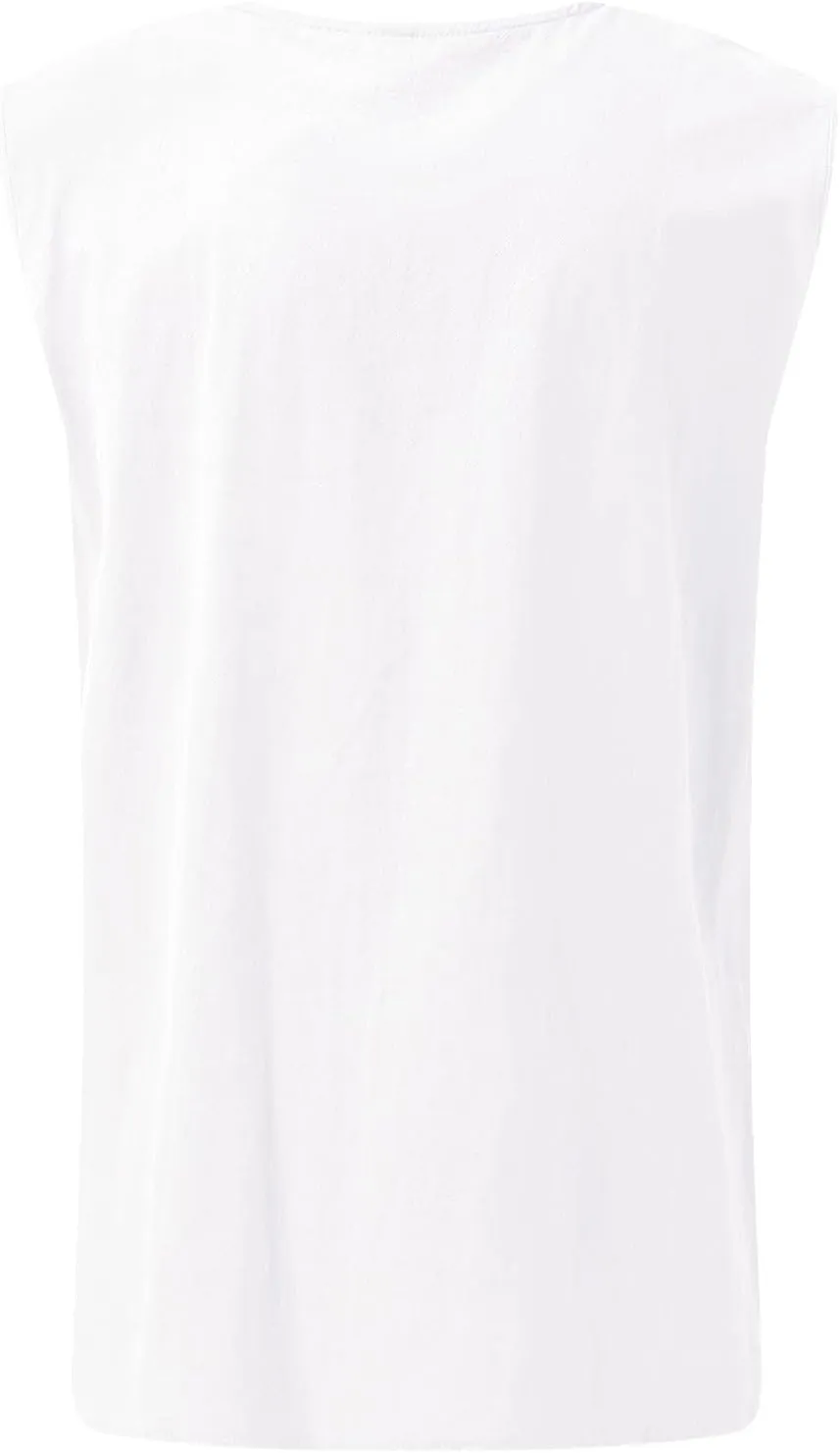 Mens Beach Shirts Summer Casual Baggy Cotton Linen Sleeveless Tee Shirts V-Neck Drawstring Fashion Hippie Tank Tops