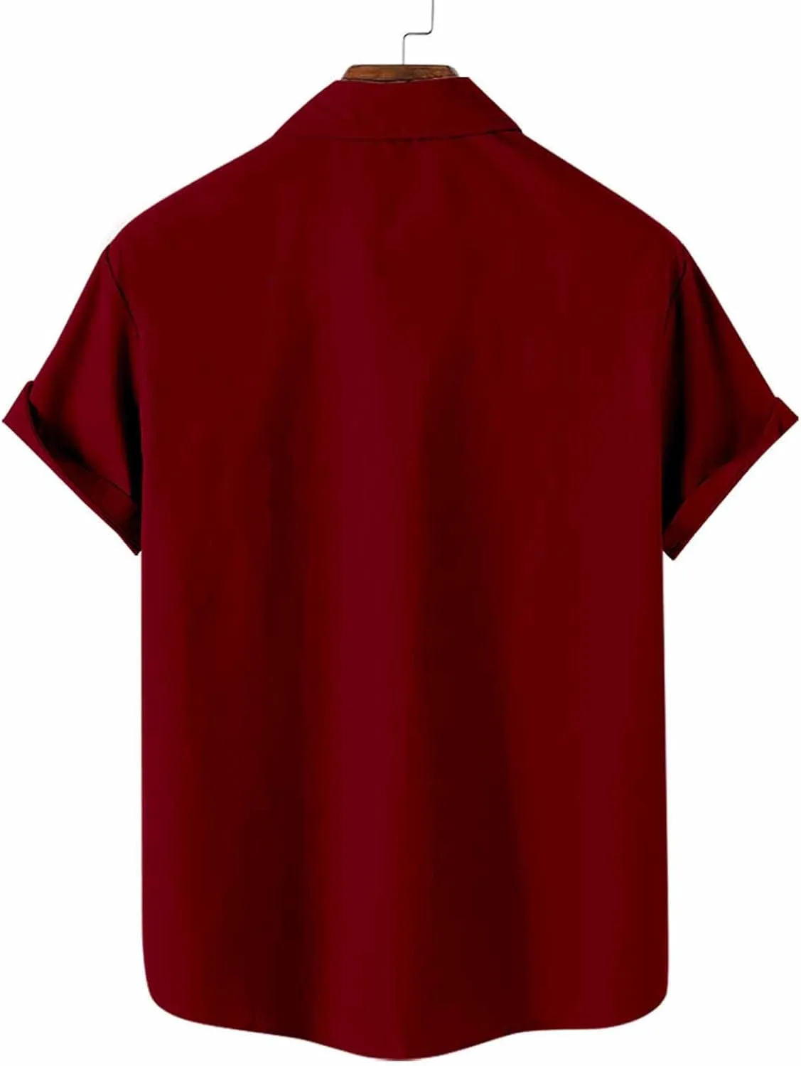 Mens Beach Tshirts Short Sleeve Tops Tee for Mens High Neck Hawaiian Tropical Plain Summer Fall Tee Shirt 2024