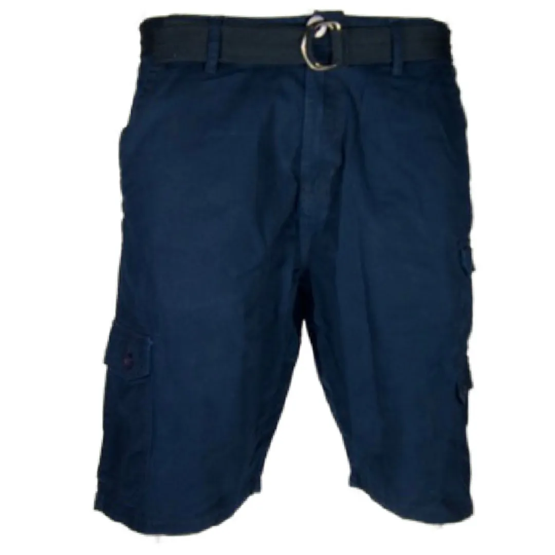 Men's Belted Cargo Shorts Casual Utility Cargo Pocket Lightweight Stretch Shorts