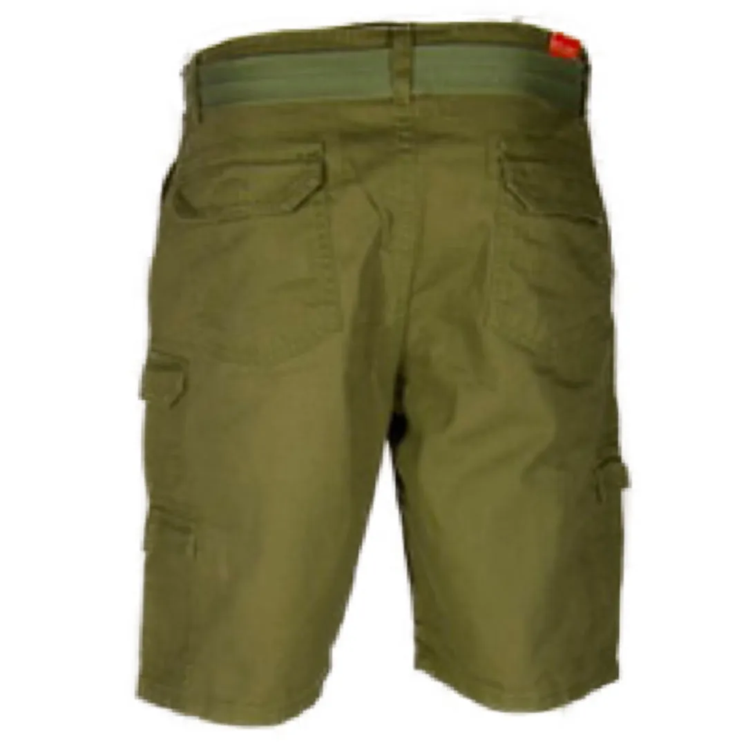 Men's Belted Cargo Shorts Casual Utility Cargo Pocket Lightweight Stretch Shorts