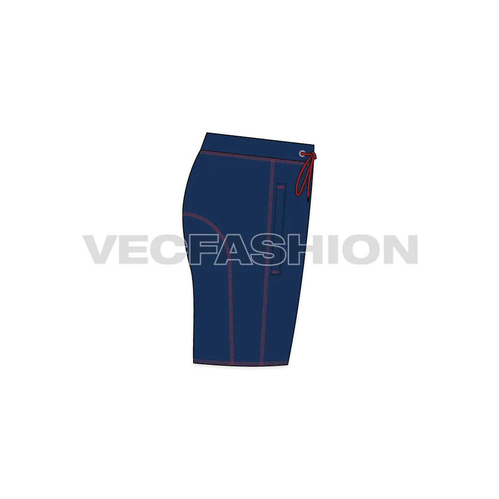 Mens Blue Sport Sweat Shorts