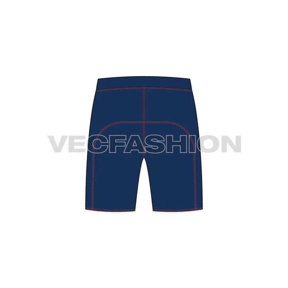 Mens Blue Sport Sweat Shorts