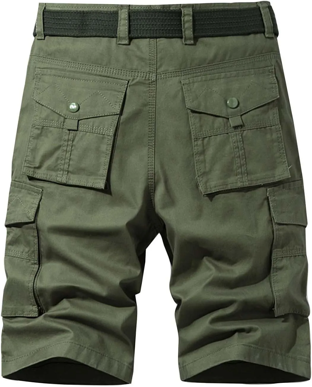 Mens Cargo Shorts Cotton Work Shorts Multi Pocket Casual Workout Shorts for Men with No Belt Mens Hiking Cargo Shorts