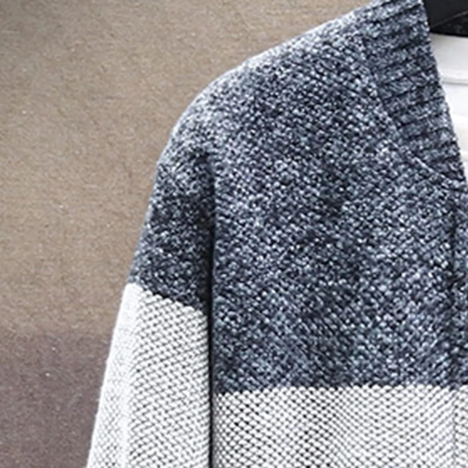 Mens Casual Knit Sweater Jackets Cardigans Slim Fit Button Sweater with Pockets Loose Fall Winter Jackets Outerwear