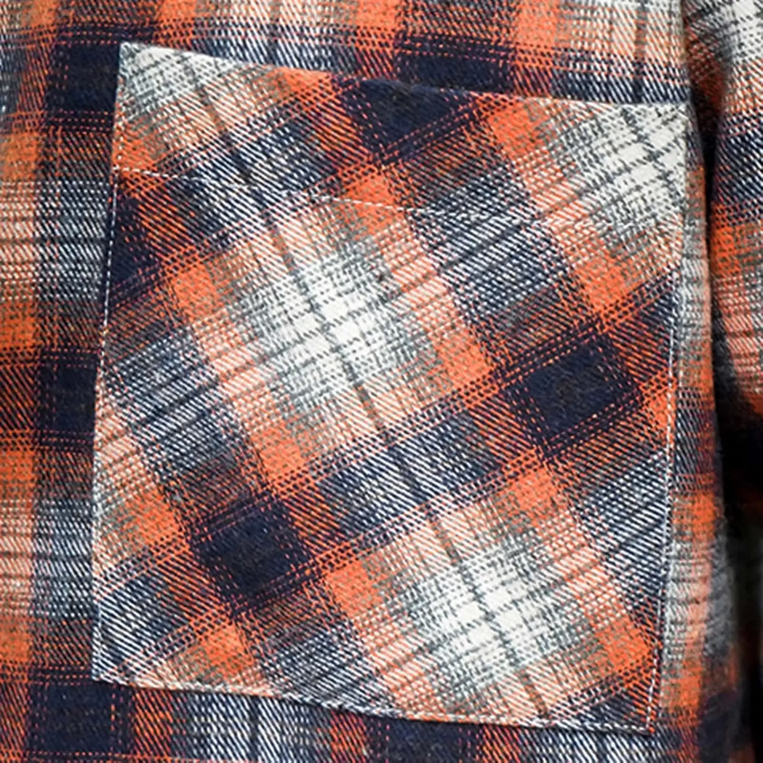 Men's Casual Plaid Flannel Long Sleeve Button Down Shirt Big and Tall Flannel Casual Shirts Lightweight Camp Shirts