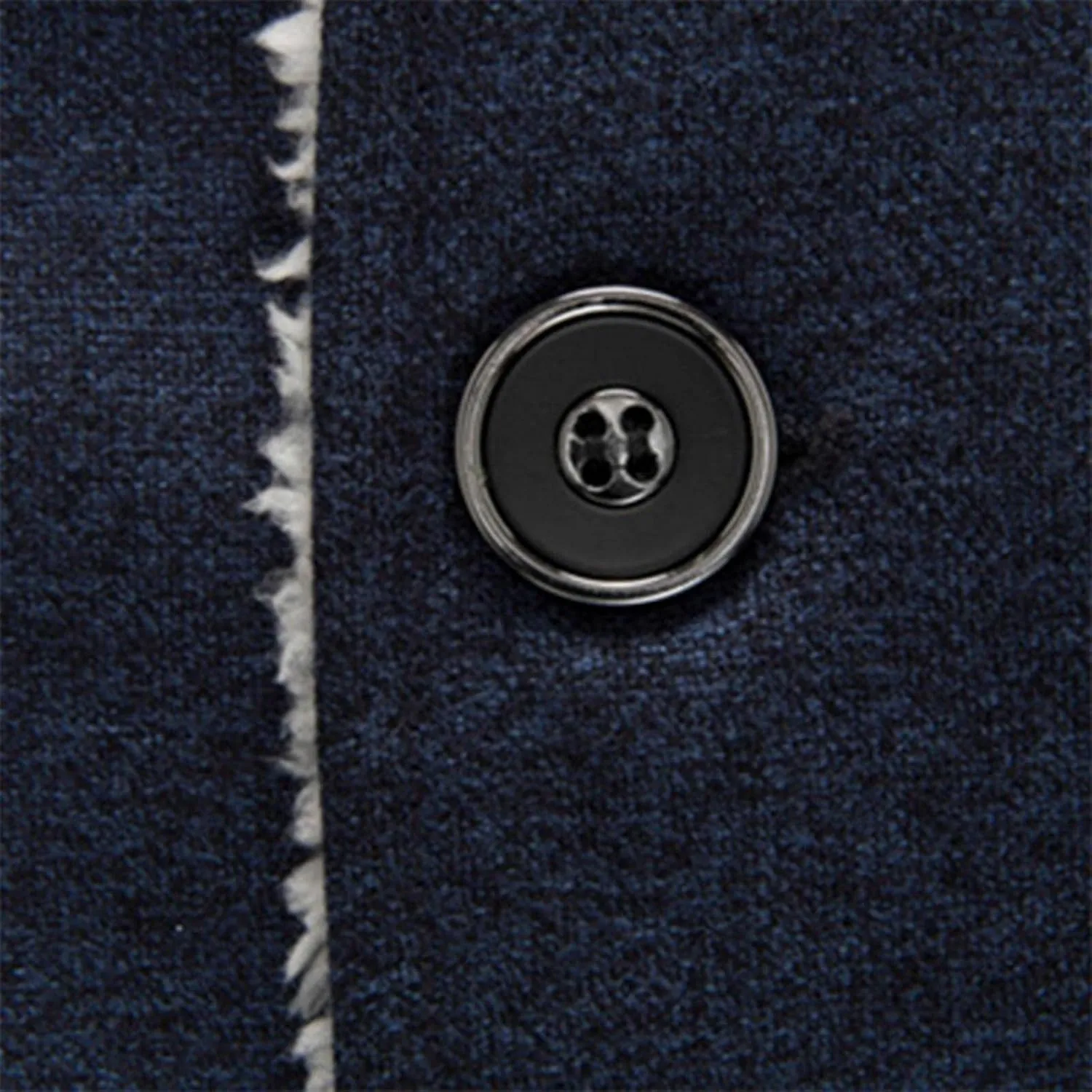 Mens Casual Sherpa Fleece Lined Wool Blend Jackets Winter Warm Cotton Cargo Coats Single-breasted Military Jackets L-4XL