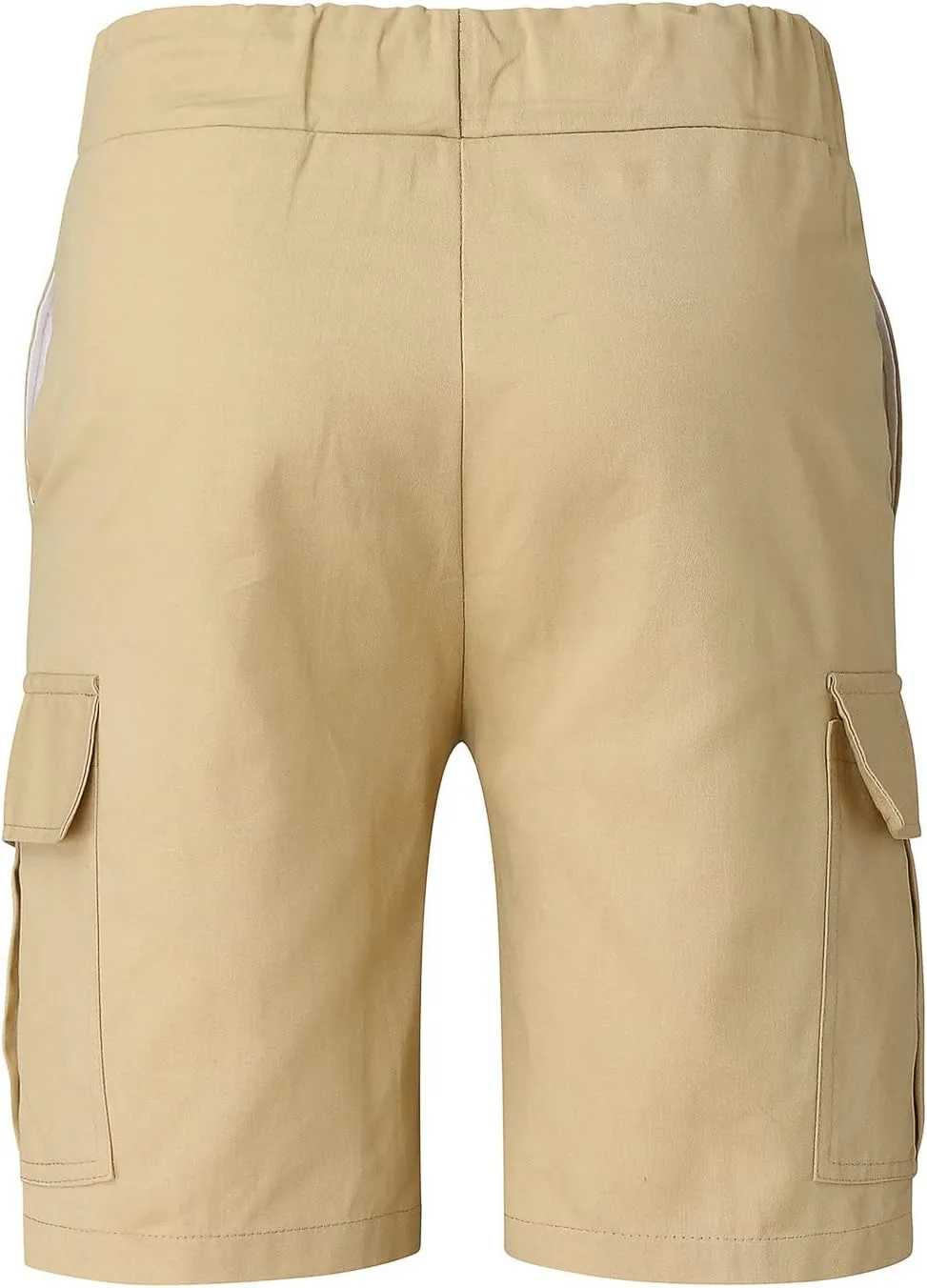 Mens Casual Shorts - Cotton Drawstring Summer Beach Stretch Twill Chino Golf Shorts Classic Shorts Casual Shorts