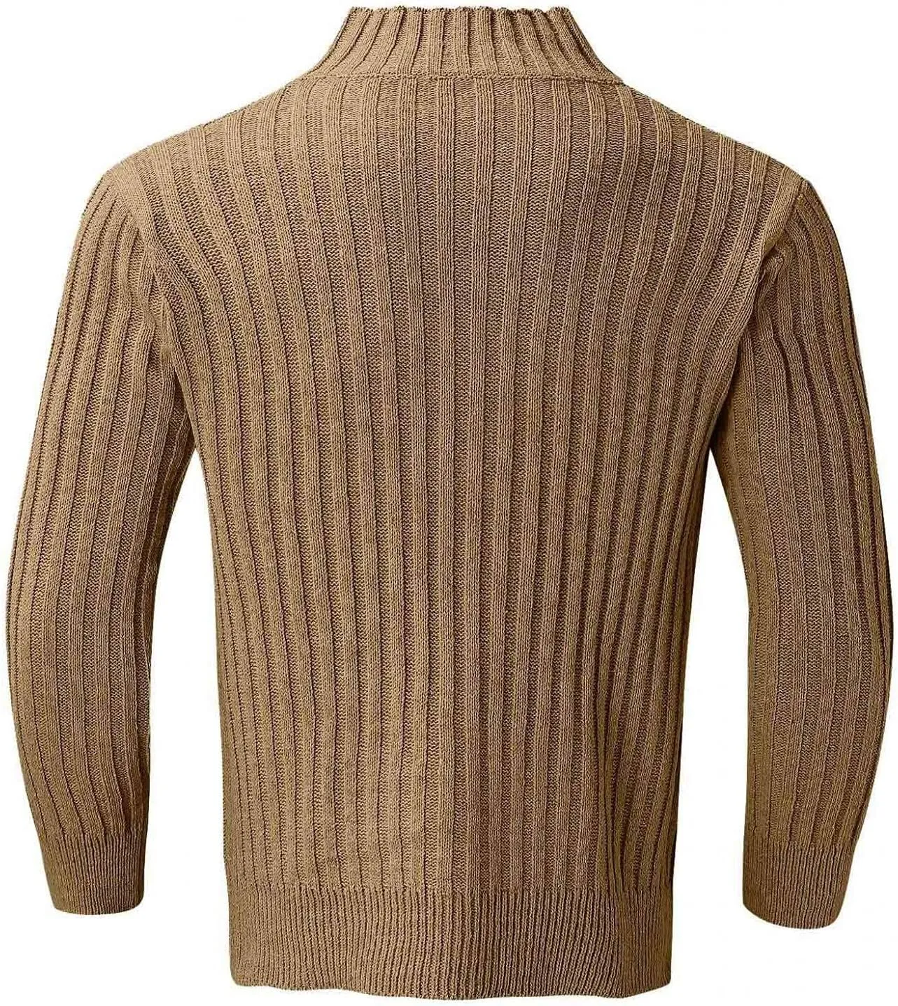 Mens Casual Stand Collar Cable Knit Cardigans Regular Fit Button Down Long Sleeve Casual Open Front Cardigan Sweaters