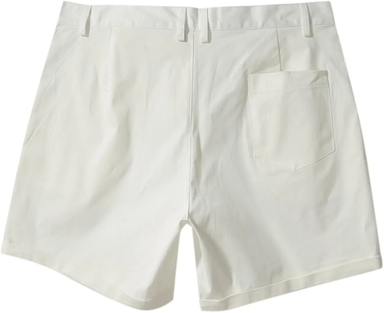 Men's Chino Shorts Casual Summer Stretch Moisture-Wicking Golf Dress Short with Zipper Pocket
