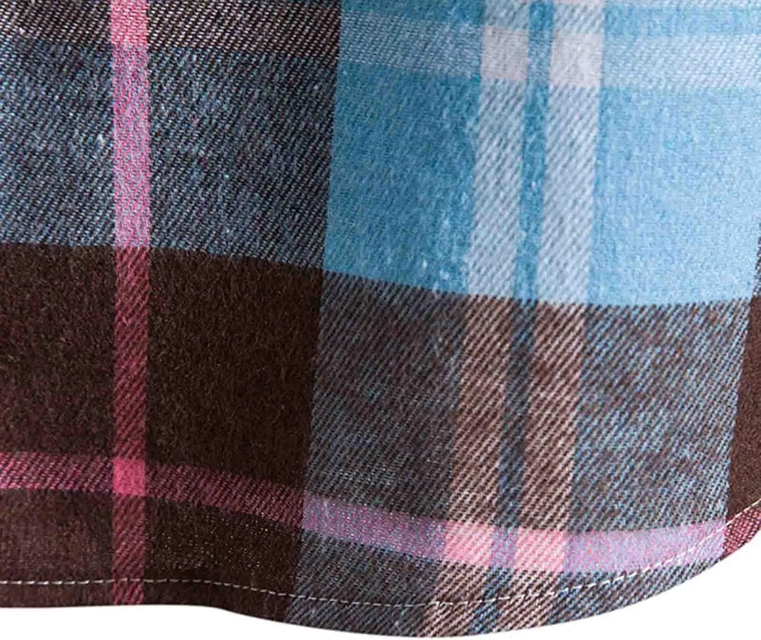 Men's Cotton Flannel Shirt Jacket Long Sleeve Button Down Plaid Shirt Color Block Lightweight Outdoor Camp Shirts