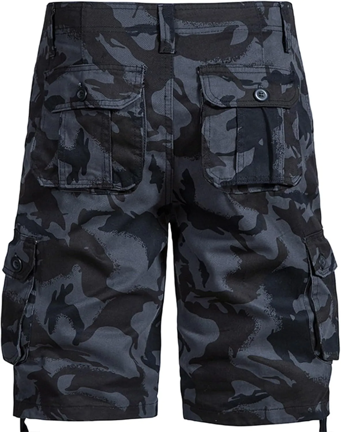 Men's Cotton Shorts Camo Shorts with Multi Pockets Tactical Shorts Hiking Shorts Outdoor Cargo Shorts for Men
