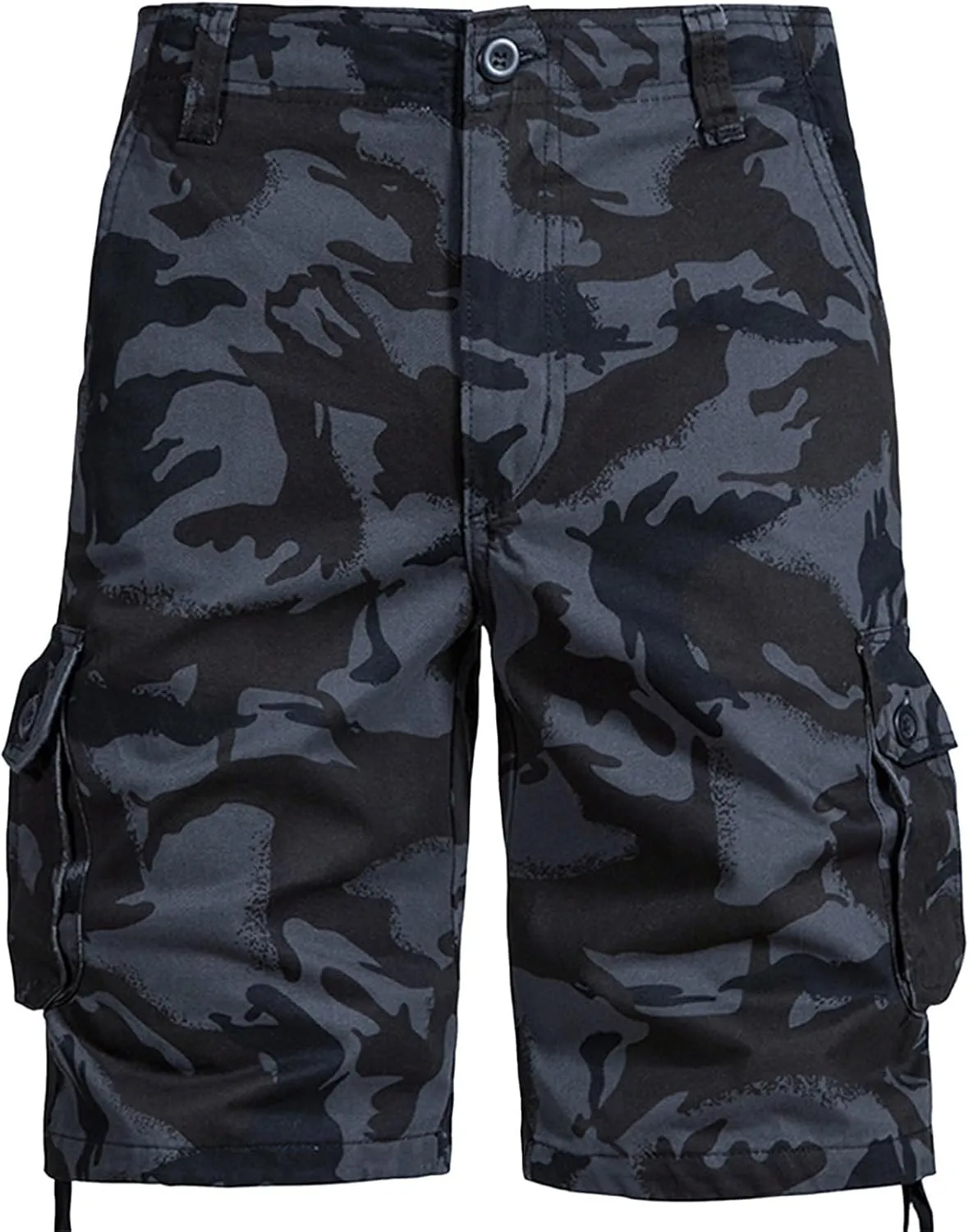 Men's Cotton Shorts Camo Shorts with Multi Pockets Tactical Shorts Hiking Shorts Outdoor Cargo Shorts for Men