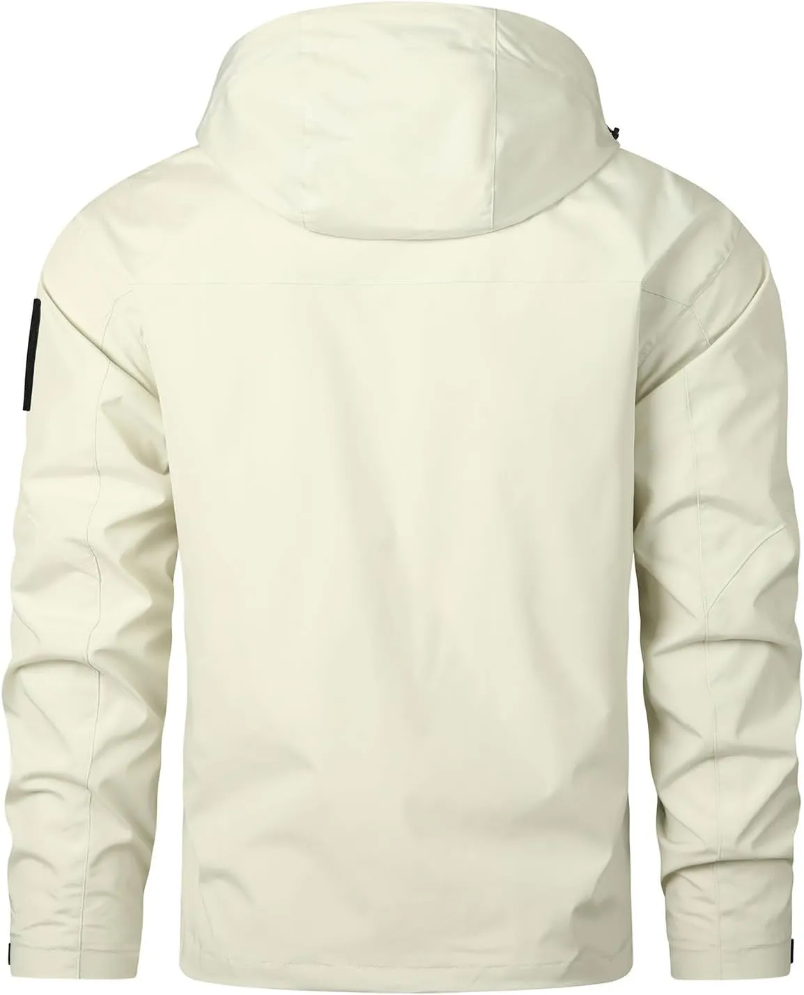 Men's Cycling Rain Jackets with Hood Lightweight Waterproof Rain Coats Outdoor Hiking Windbreaker Raincoats Packable