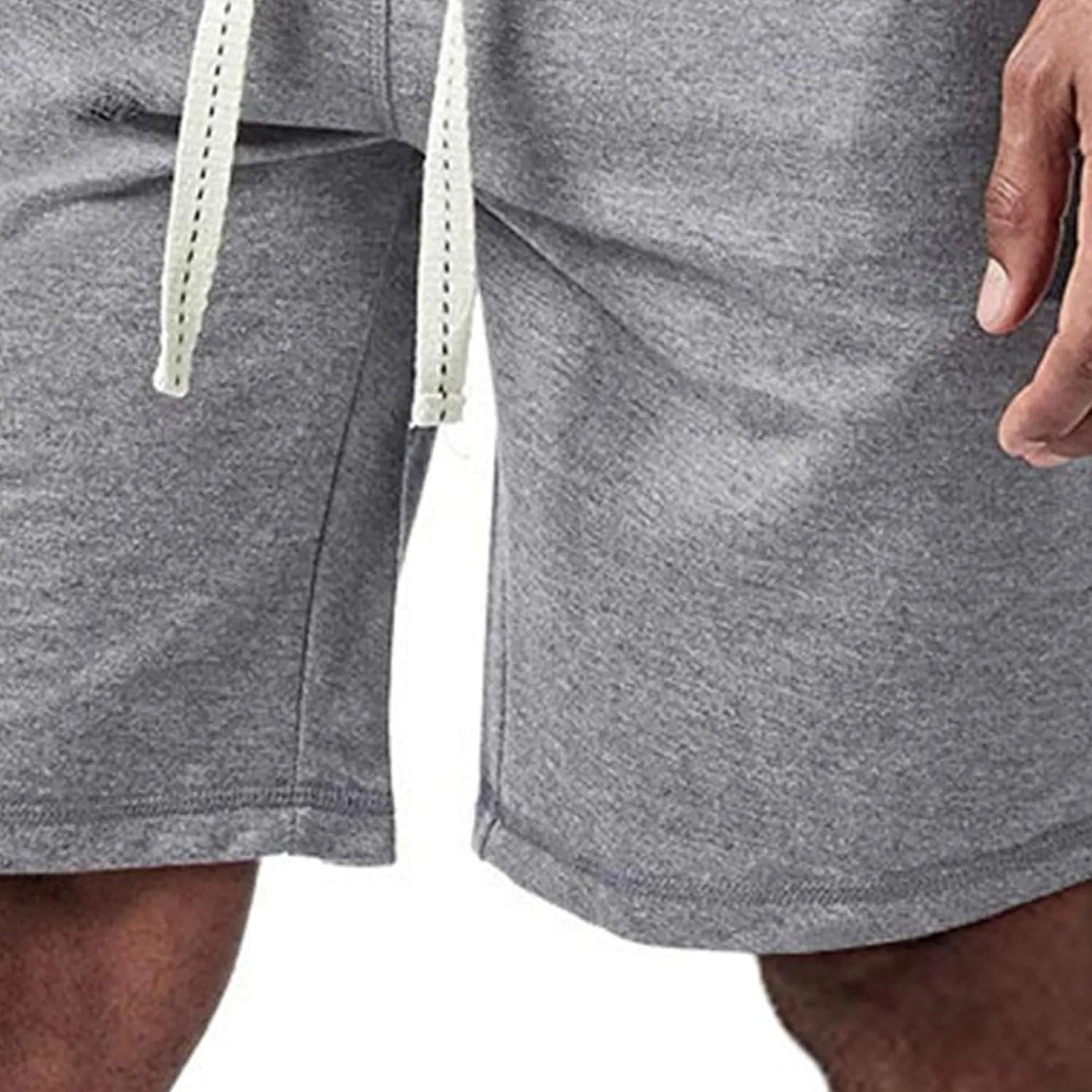 Men's Elastic Jogger Lounge Shorts Loose Athletic Lightweight Shorts with Pockets Casual Athletic Workout Shorts