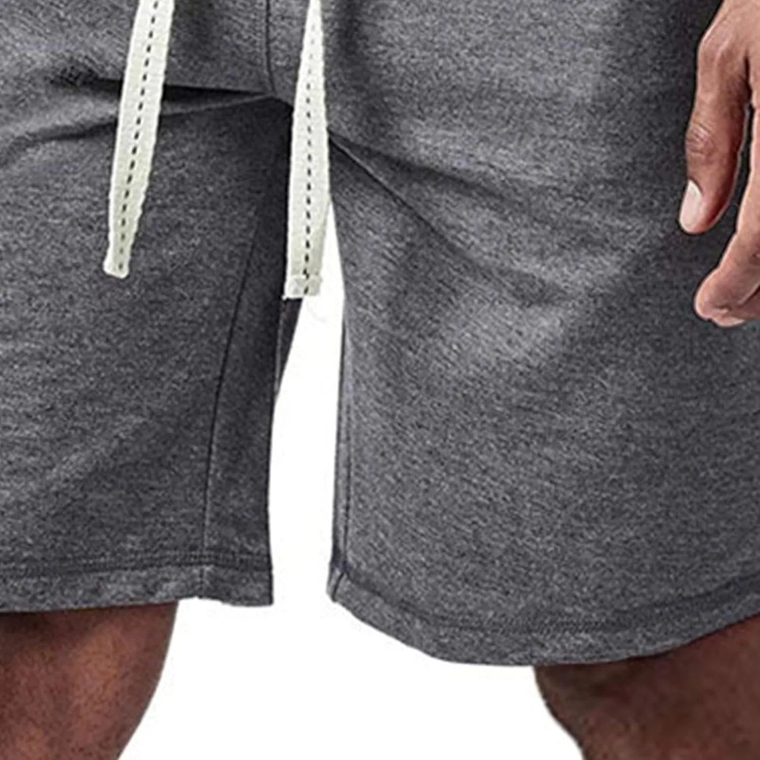 Men's Elastic Jogger Lounge Shorts Loose Athletic Lightweight Shorts with Pockets Casual Athletic Workout Shorts