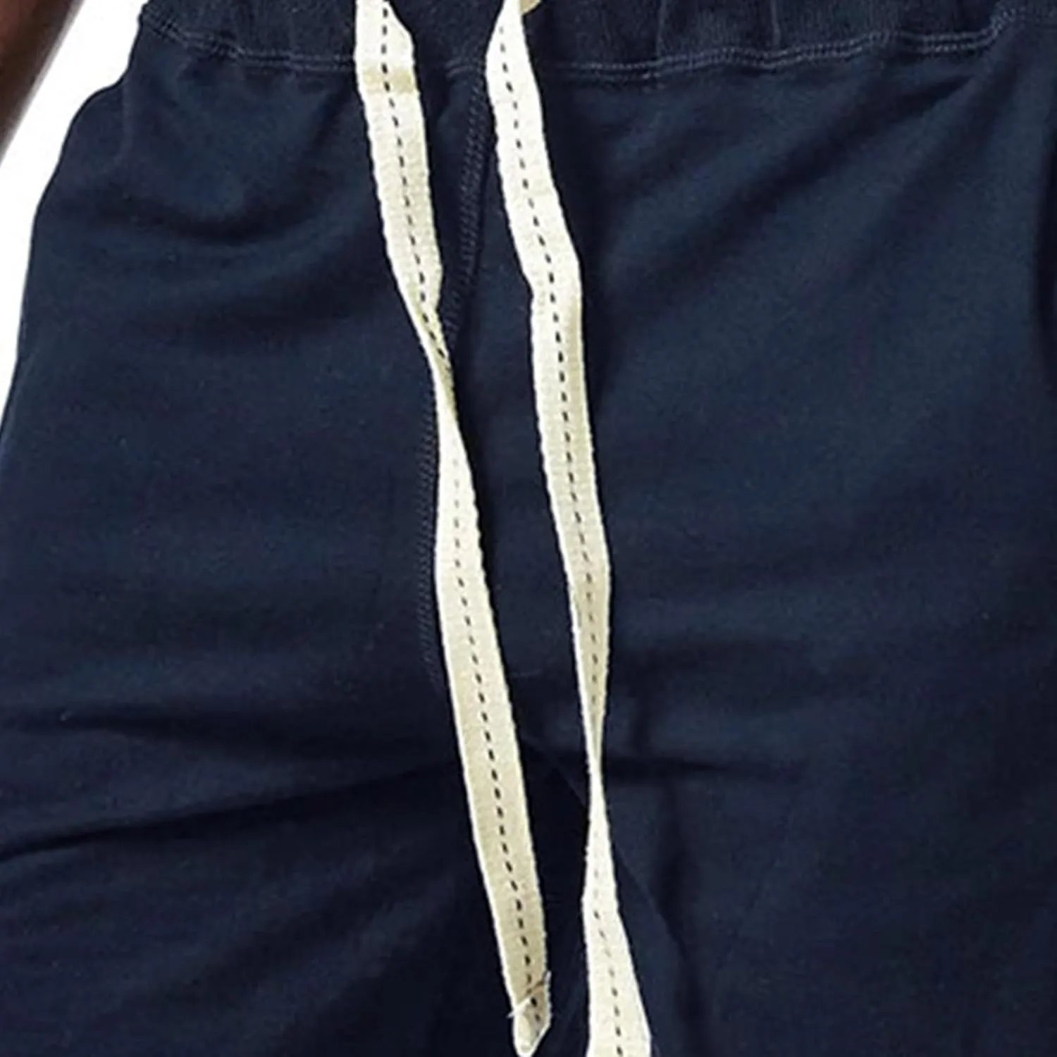 Men's Elastic Jogger Lounge Shorts Loose Athletic Lightweight Shorts with Pockets Casual Athletic Workout Shorts
