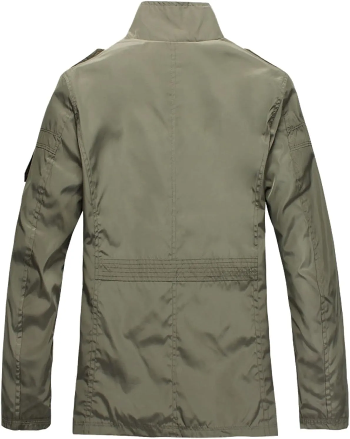 Mens Fall Jackets Fashion Leisure Retro Pocket Zipper Jacket Jacket Overcoat Hooded Baseball Men Lightweight Jacket