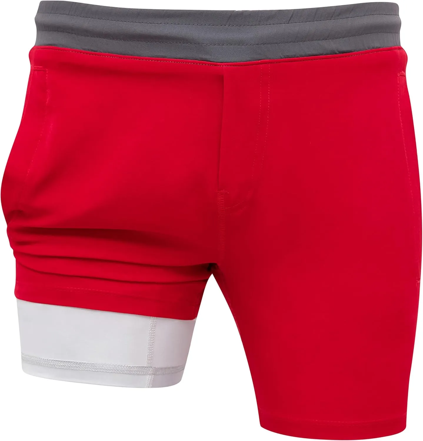 Men's Freeballer 6" Athetic Gym Performance Sport Shorts – Perfect for Running, Weightlifting, and Yoga