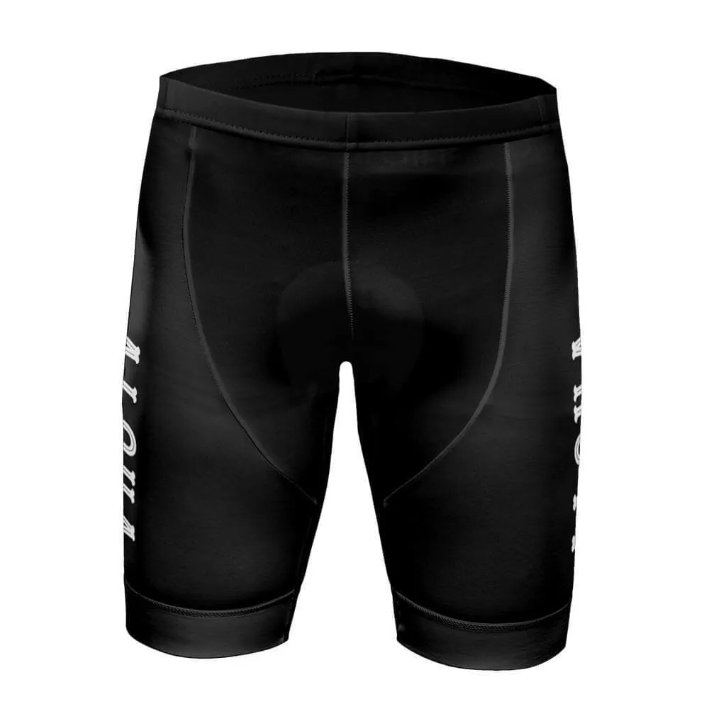Men's Hawaiian Aloha Floral Gel Padded Cycling Shorts