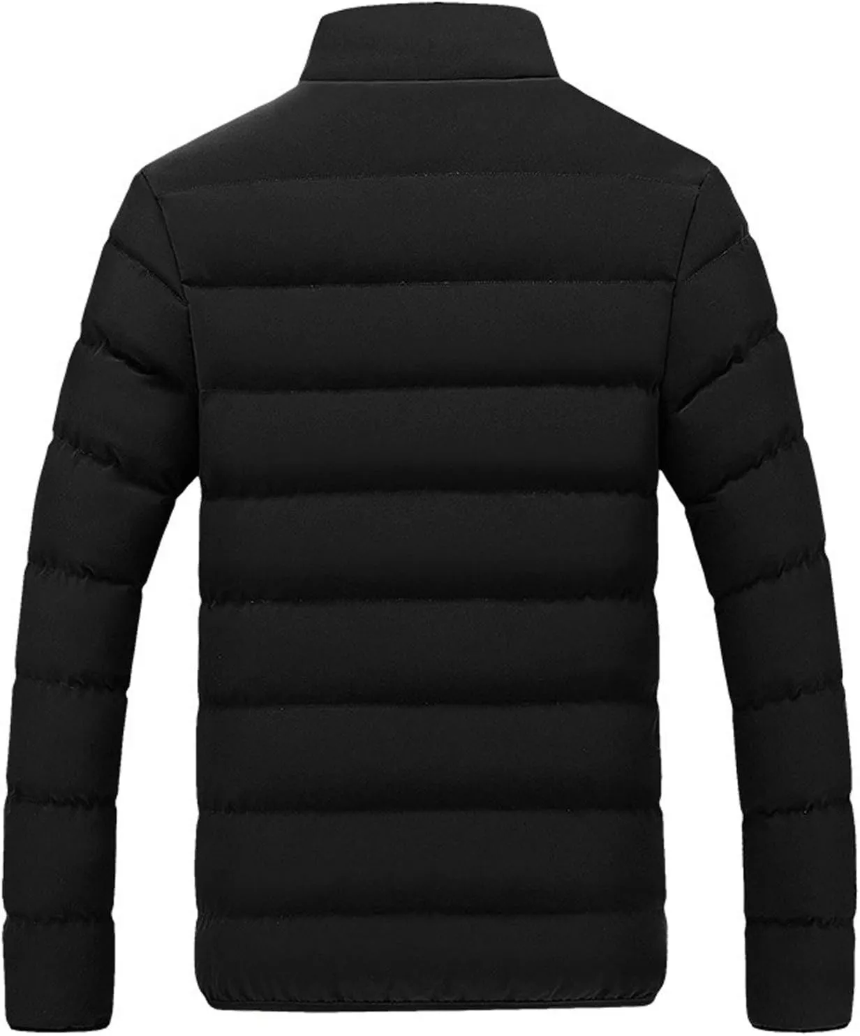 Mens Lightweight Puffer Jacket Packable Winter Warm Down Coat Quilted Insulated Puffy Jackets Outerwear with Pockets