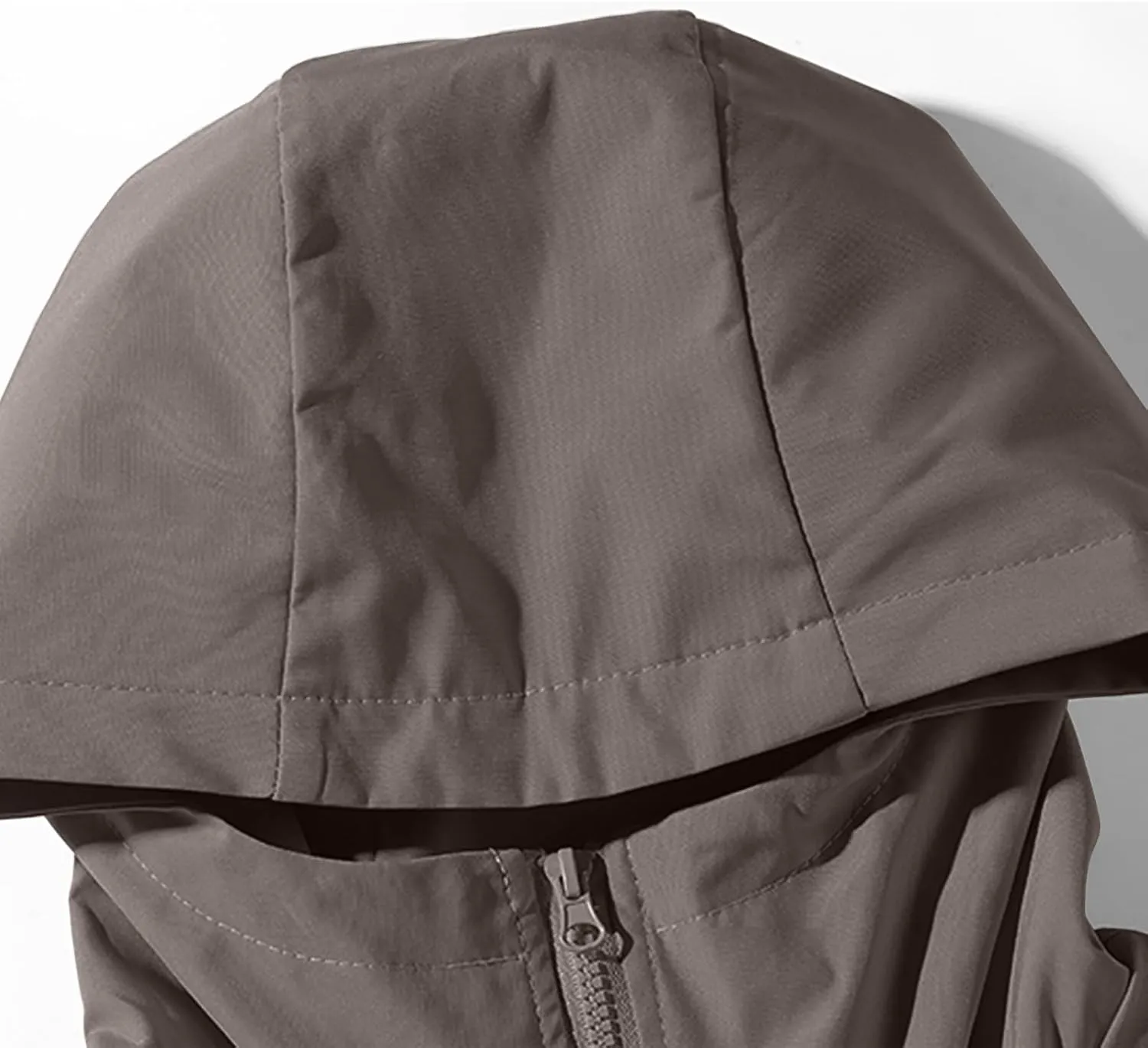 Men's Lightweight Softshell Jacket Outdoor Loose Windproof Hooded Jackets Outerwear for Men Hiking Cycling Travel