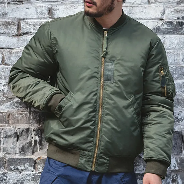 Men's MA-1 Flight Warm Tanker Bomber Jacket