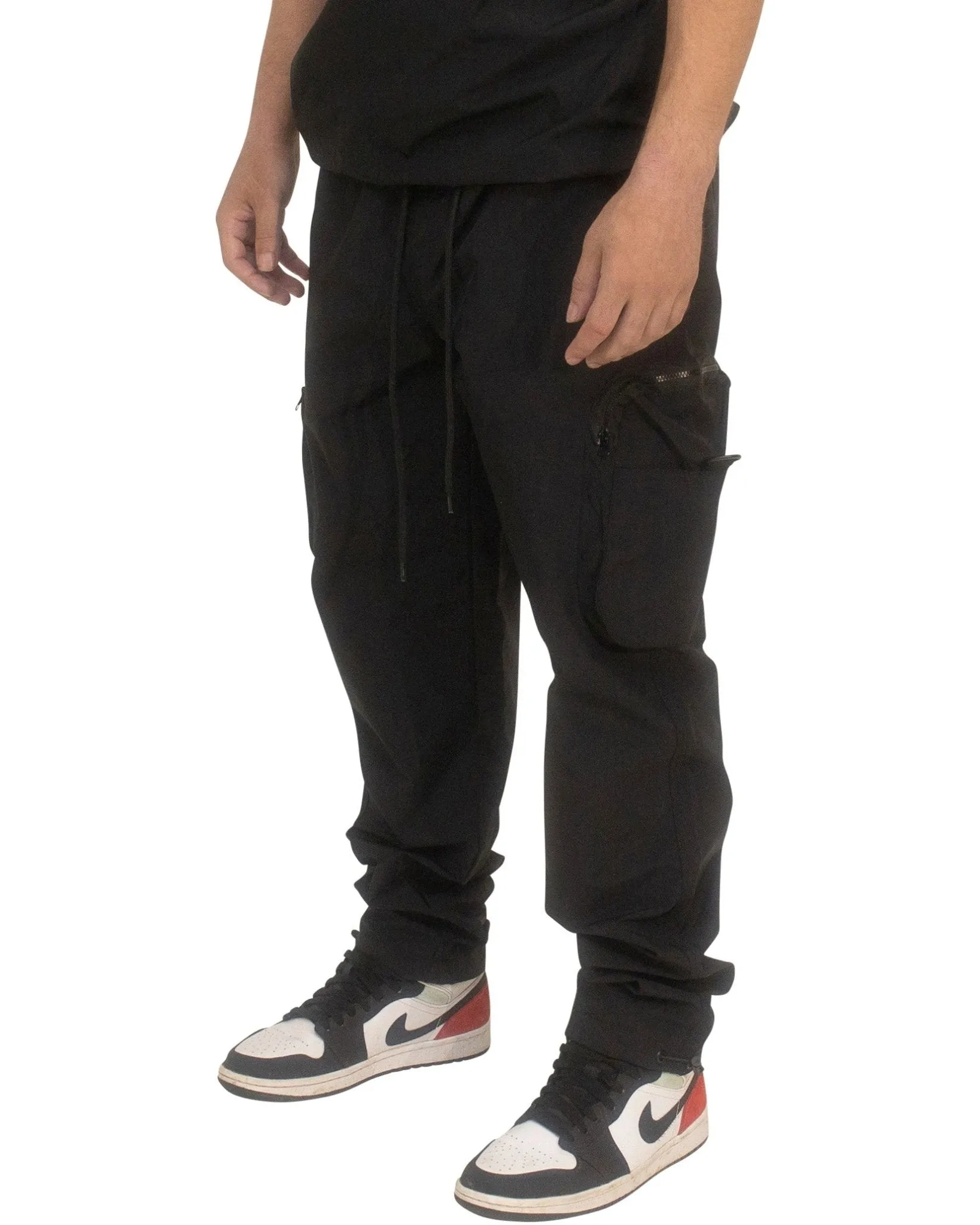 Men's Nylon Active Cargo Pants – Lightweight Water-Resistant Outdoor Trousers
