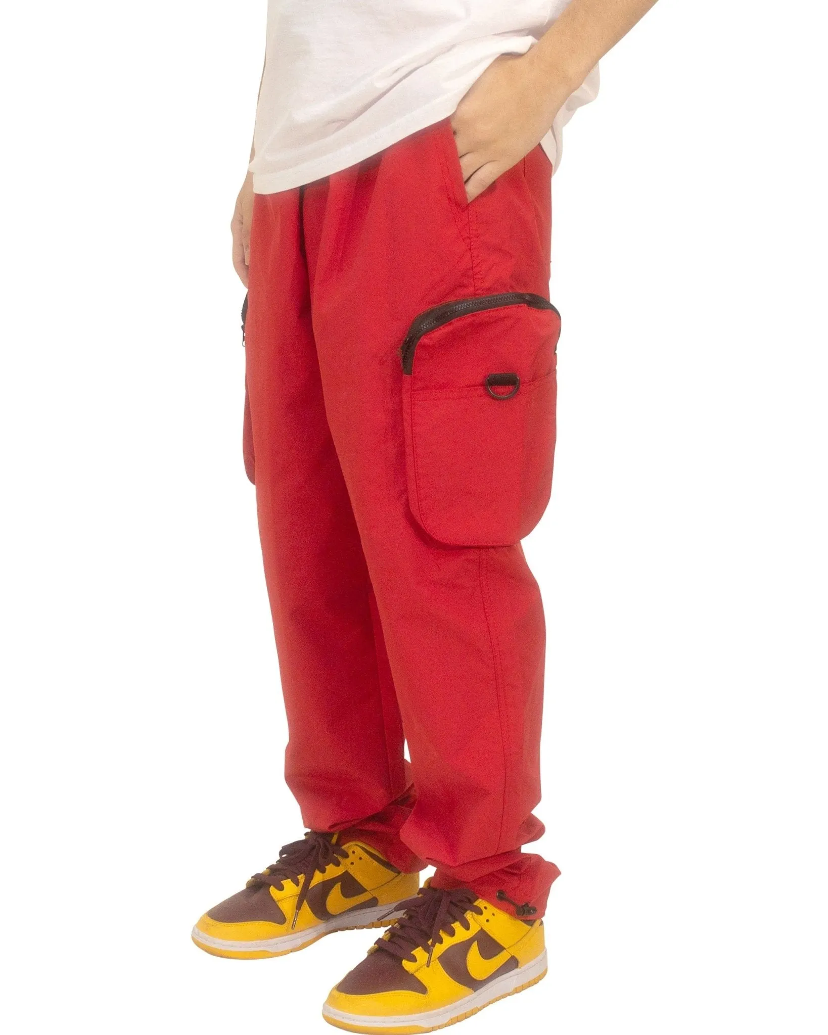 Men's Nylon Active Cargo Pants – Lightweight Water-Resistant Outdoor Trousers