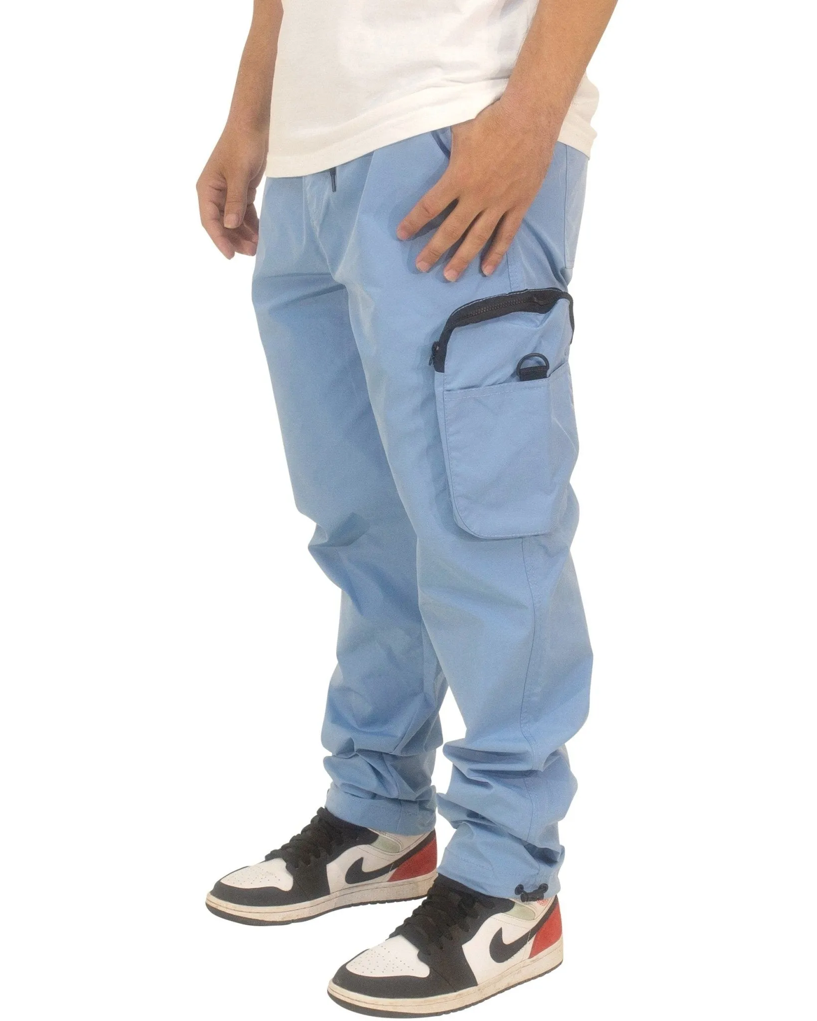 Men's Nylon Active Cargo Pants – Lightweight Water-Resistant Outdoor Trousers
