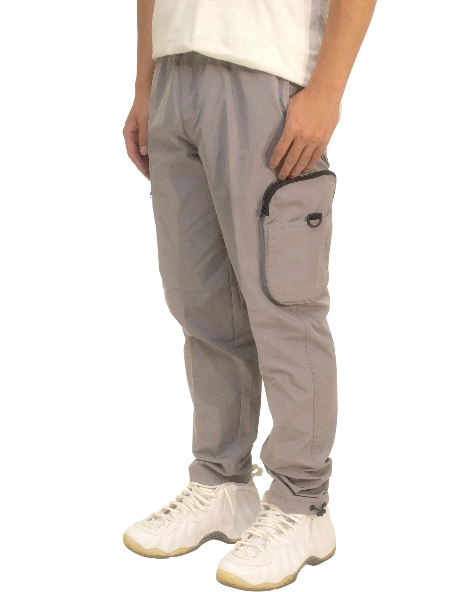 Men's Nylon Active Cargo Pants – Lightweight Water-Resistant Outdoor Trousers