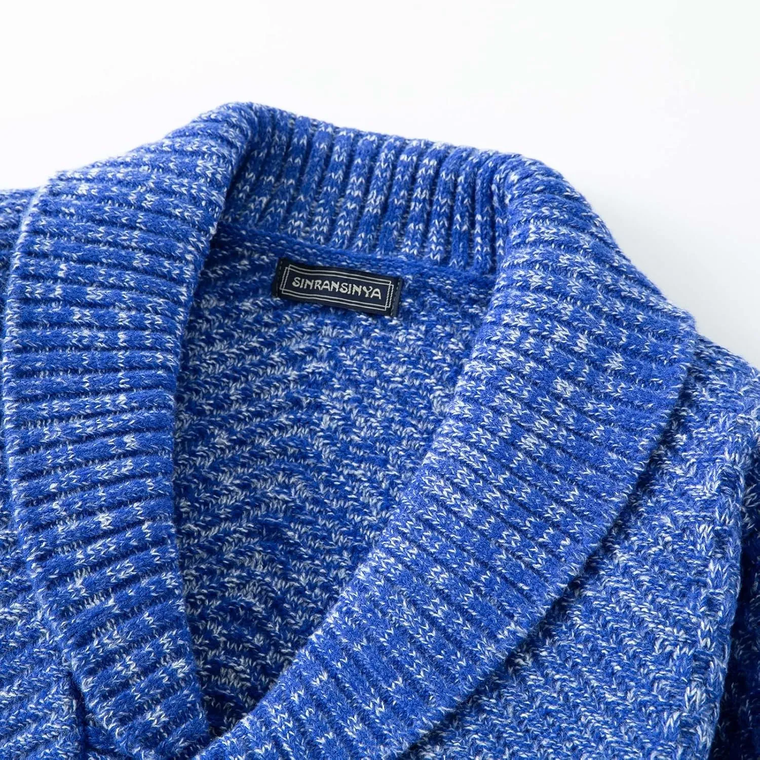 Mens Shawl Collar Cardigan Sweater Cable Knit Button Down Winter Chunky Sweaters Oversize Vintage Long Sleeve Jacket