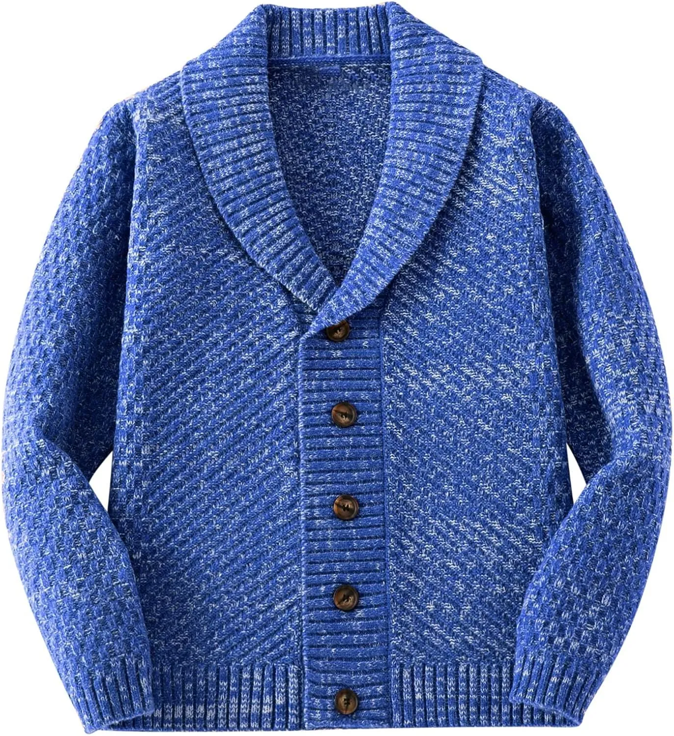 Mens Shawl Collar Cardigan Sweater Cable Knit Button Down Winter Chunky Sweaters Oversize Vintage Long Sleeve Jacket