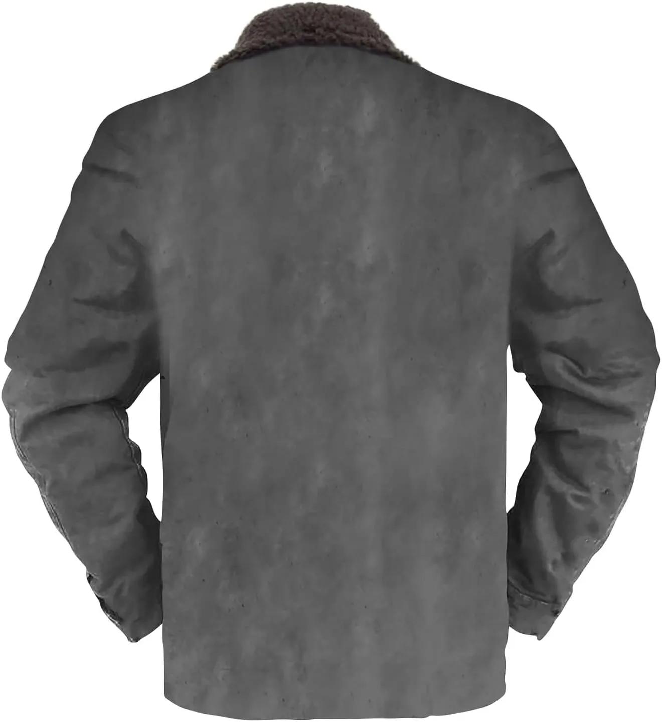 Mens Sherpa Lined Jacket Full Zip Military Heavyweight Fleece Jackets Winter Active Work Jackets Warm Coat for Men