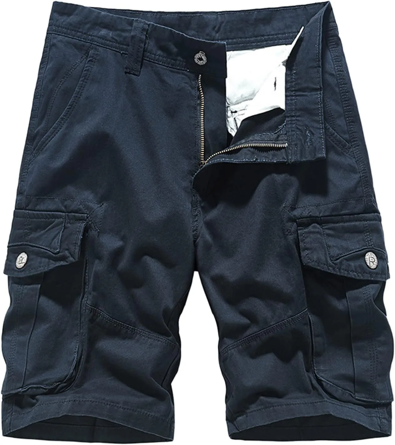 Mens Shorts Casual Cargo, Cargo Shorts Cotton Work Shorts Multi Pocket Casual Comfort Flex Waistband Shorts