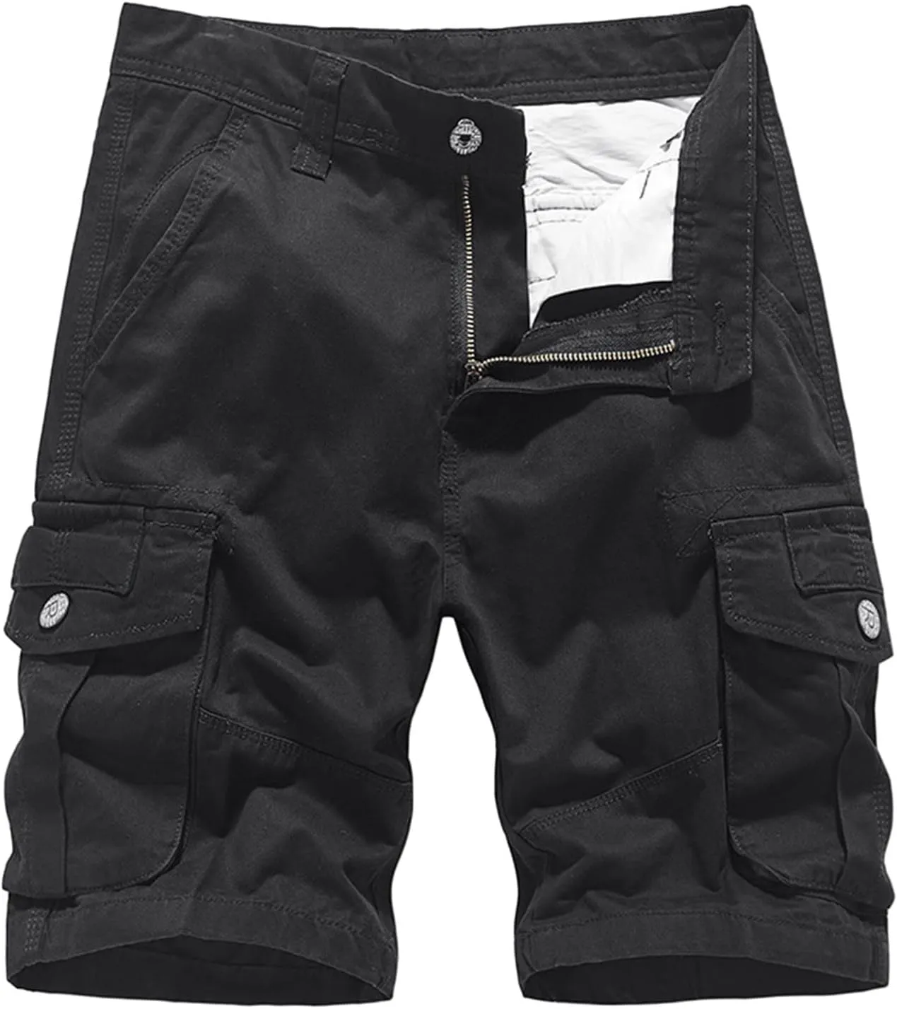Mens Shorts Casual Cargo, Cargo Shorts Cotton Work Shorts Multi Pocket Casual Comfort Flex Waistband Shorts