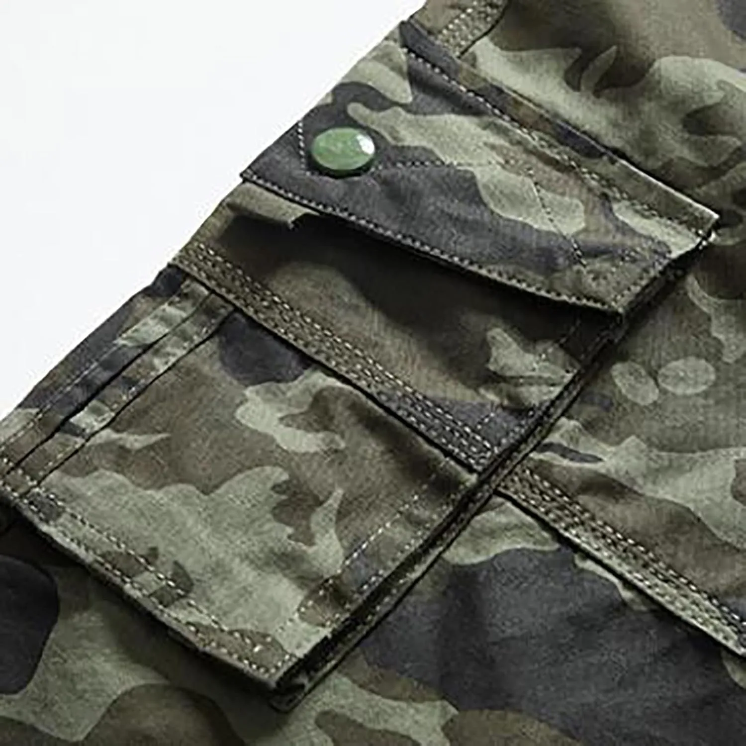 Mens Shorts CasualMen's Camouflage Tactical Shorts Waterproof Cargo Shorts Hiking Fishing Shorts Golf Shorts