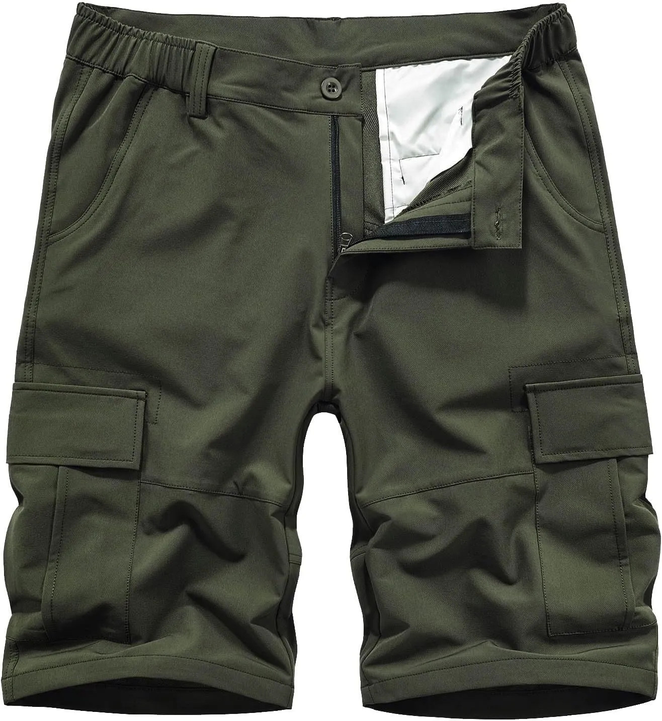Men's Shorts Summer Beach Shorts Outdoor Hiking Shorts Relaxed Casual Loose Shorts Multi Pocket Cargo Pants
