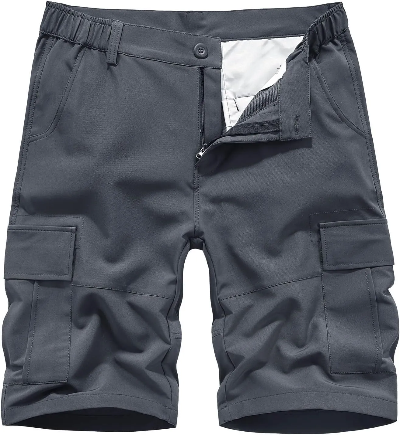 Men's Shorts Summer Beach Shorts Outdoor Hiking Shorts Relaxed Casual Loose Shorts Multi Pocket Cargo Pants