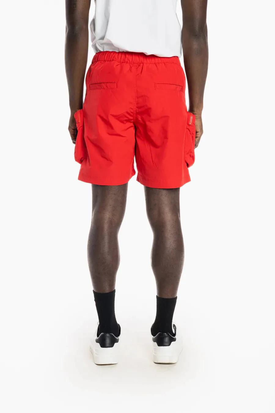 Men's Smoke Rise Printed Utility Fashion Shorts Red