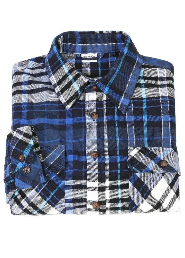 Men's Stalwart Heavyweight Flannel Shirts,10.6oz,Relaxed Fit
