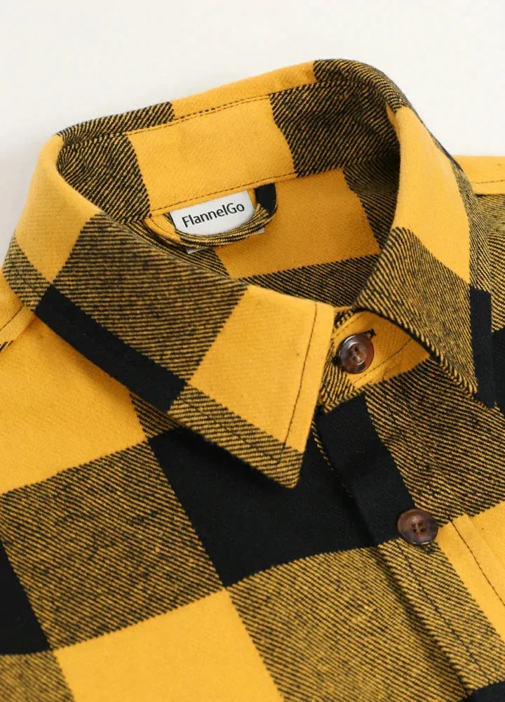 Men's Stalwart Heavyweight Flannel Shirts,10.6oz,Relaxed Fit