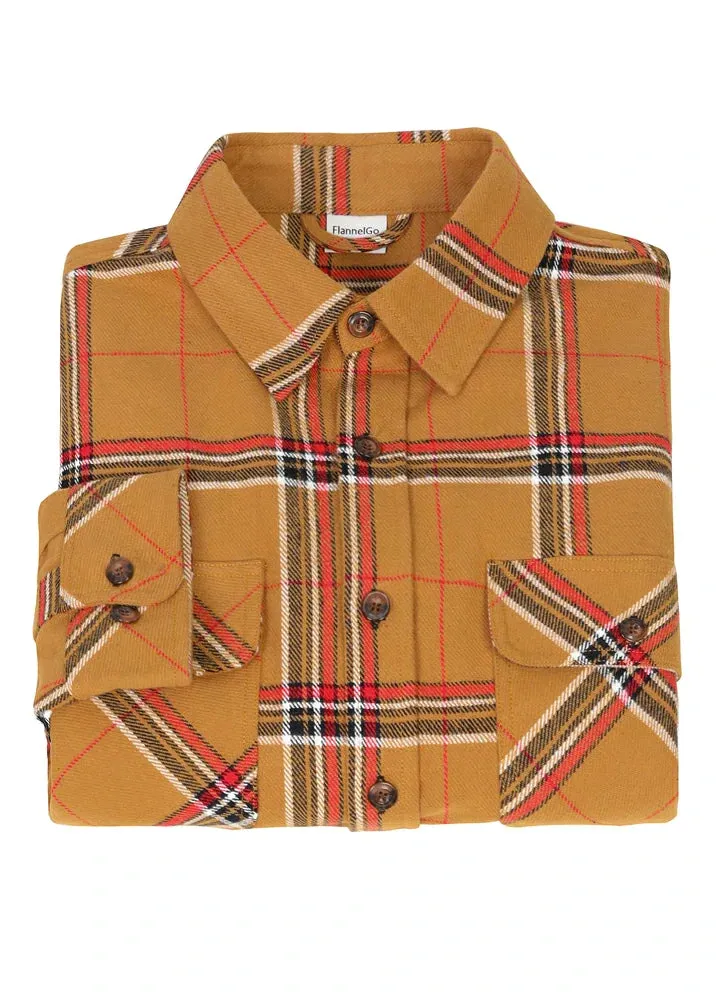 Men's Stalwart Heavyweight Flannel Shirts,10.6oz,Relaxed Fit