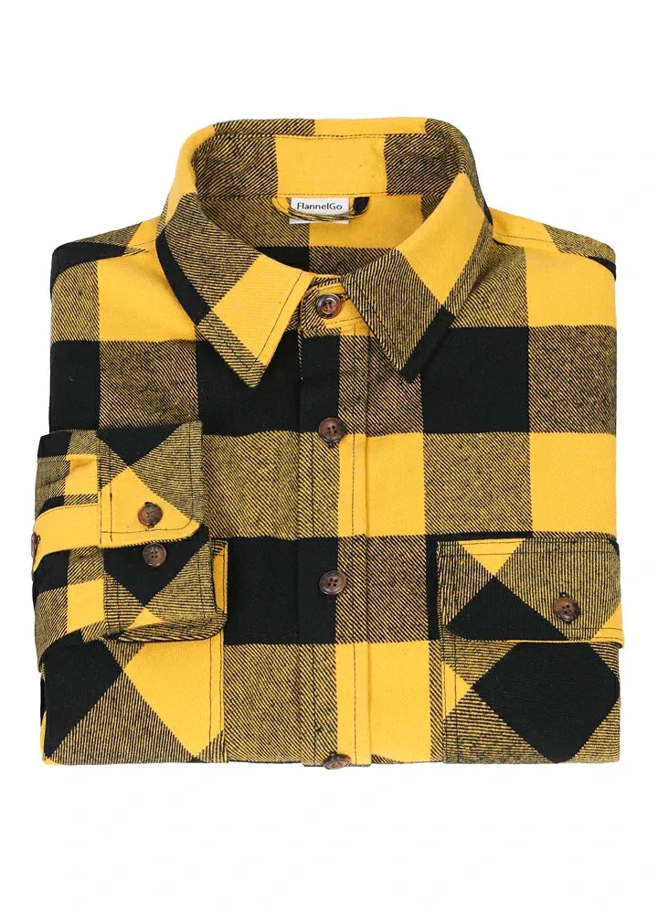Men's Stalwart Heavyweight Flannel Shirts,10.6oz,Relaxed Fit