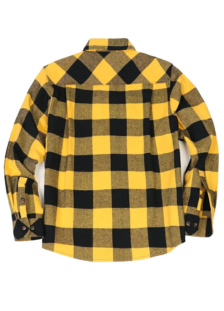 Men's Stalwart Heavyweight Flannel Shirts,10.6oz,Relaxed Fit