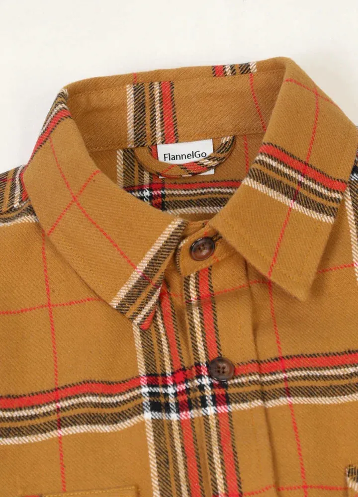 Men's Stalwart Heavyweight Flannel Shirts,10.6oz,Relaxed Fit
