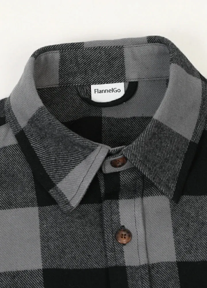 Men's Stalwart Heavyweight Flannel Shirts,10.6oz,Relaxed Fit